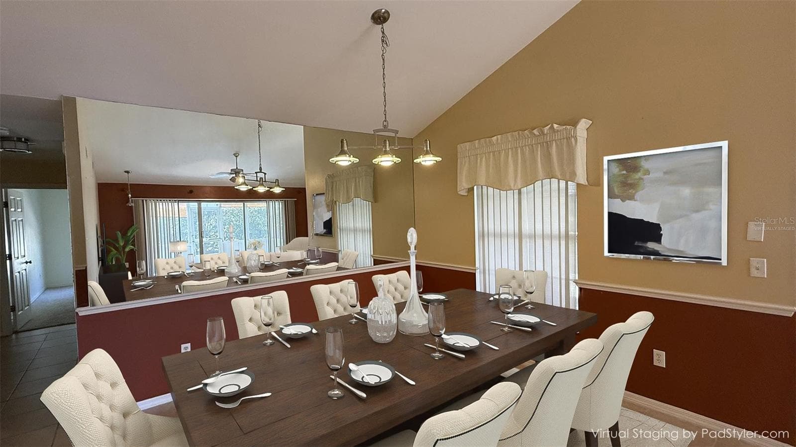 Dining RoomVirtually Staged - 2312 SW 20TH CT, OCALA