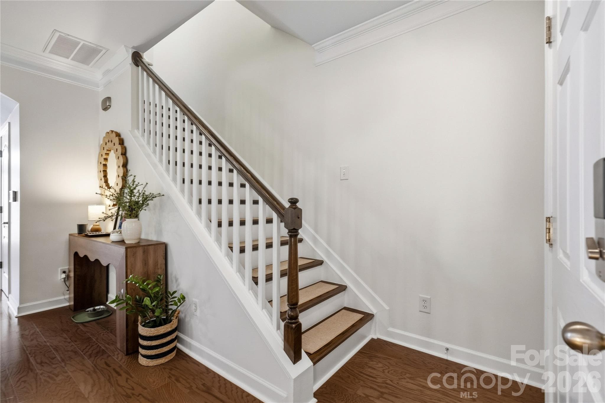 Hardwood staircase - 16918 Summers Walk Boulevard, Davidson