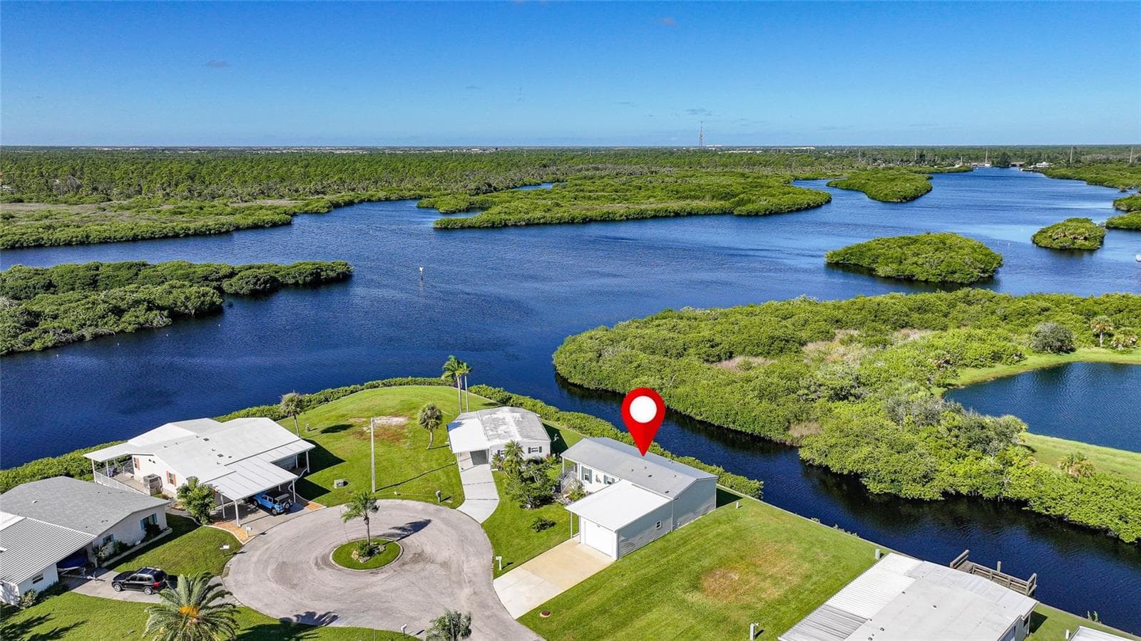 Aerial view - 734 BLACKBURN BLVD, NORTH PORT