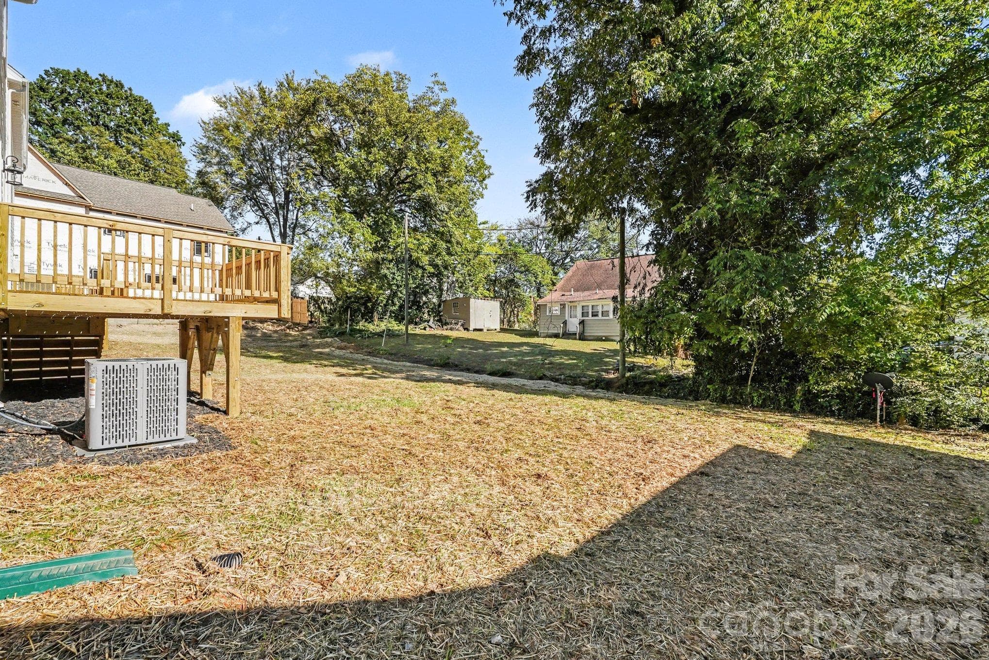 Back yard view. - 125 Buffalo Avenue NW, Concord
