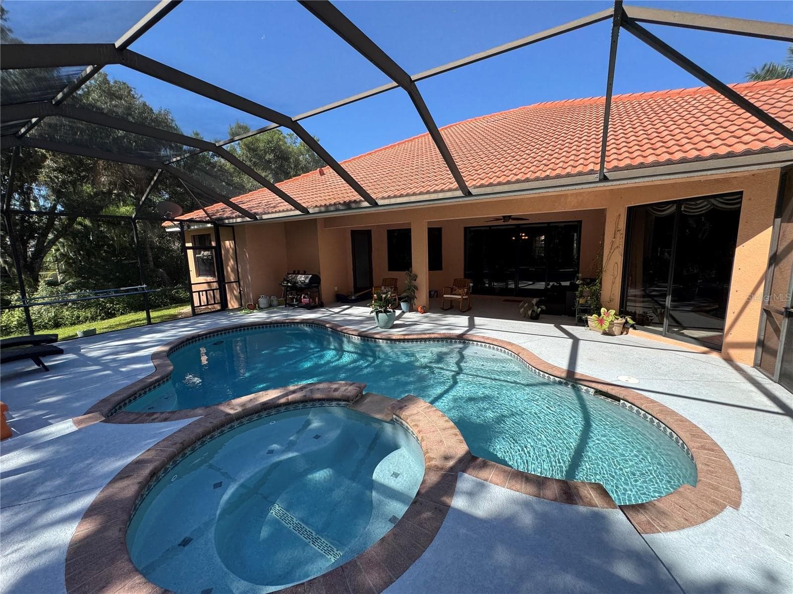 SCREENED POOL AREA - OAK FORD GOLF CLUB, SARASOTA