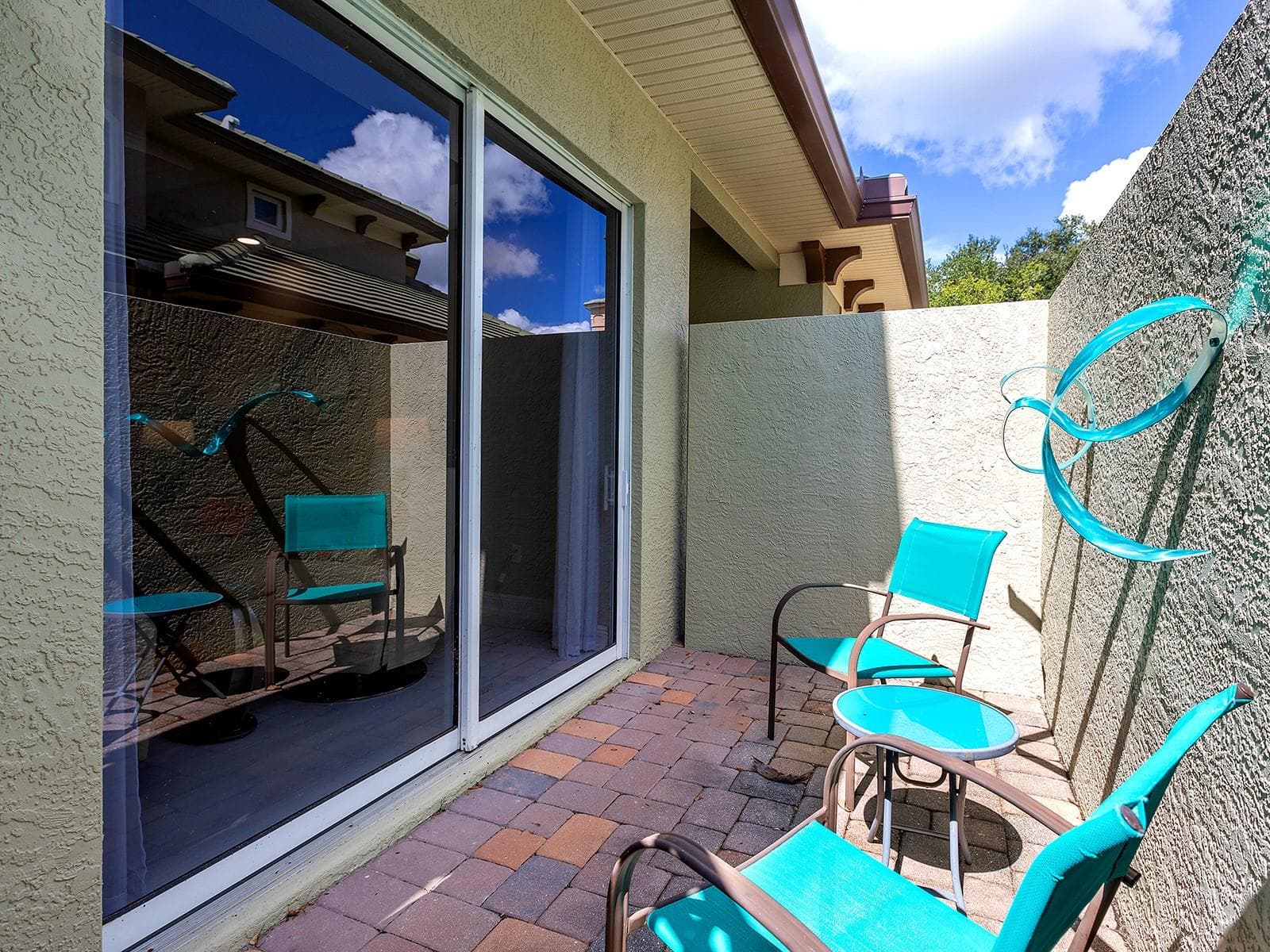 Private Patio off Guest Bedroom #3 - 6527 MOORINGS POINT CIR #101, LAKEWOOD RANCH
