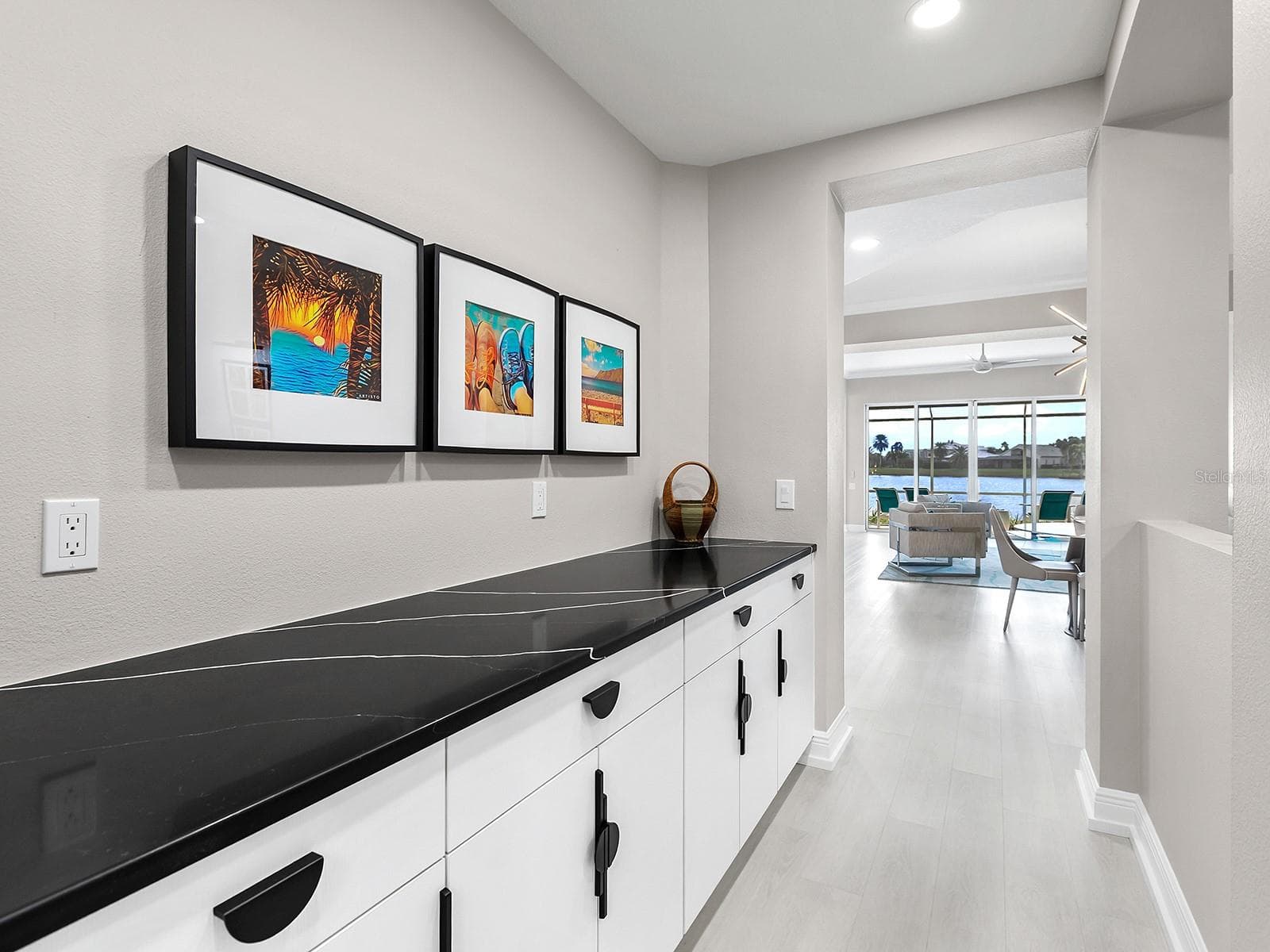 All New Custom Cabinetry & Artwork Wall - 6527 MOORINGS POINT CIR #101, LAKEWOOD RANCH