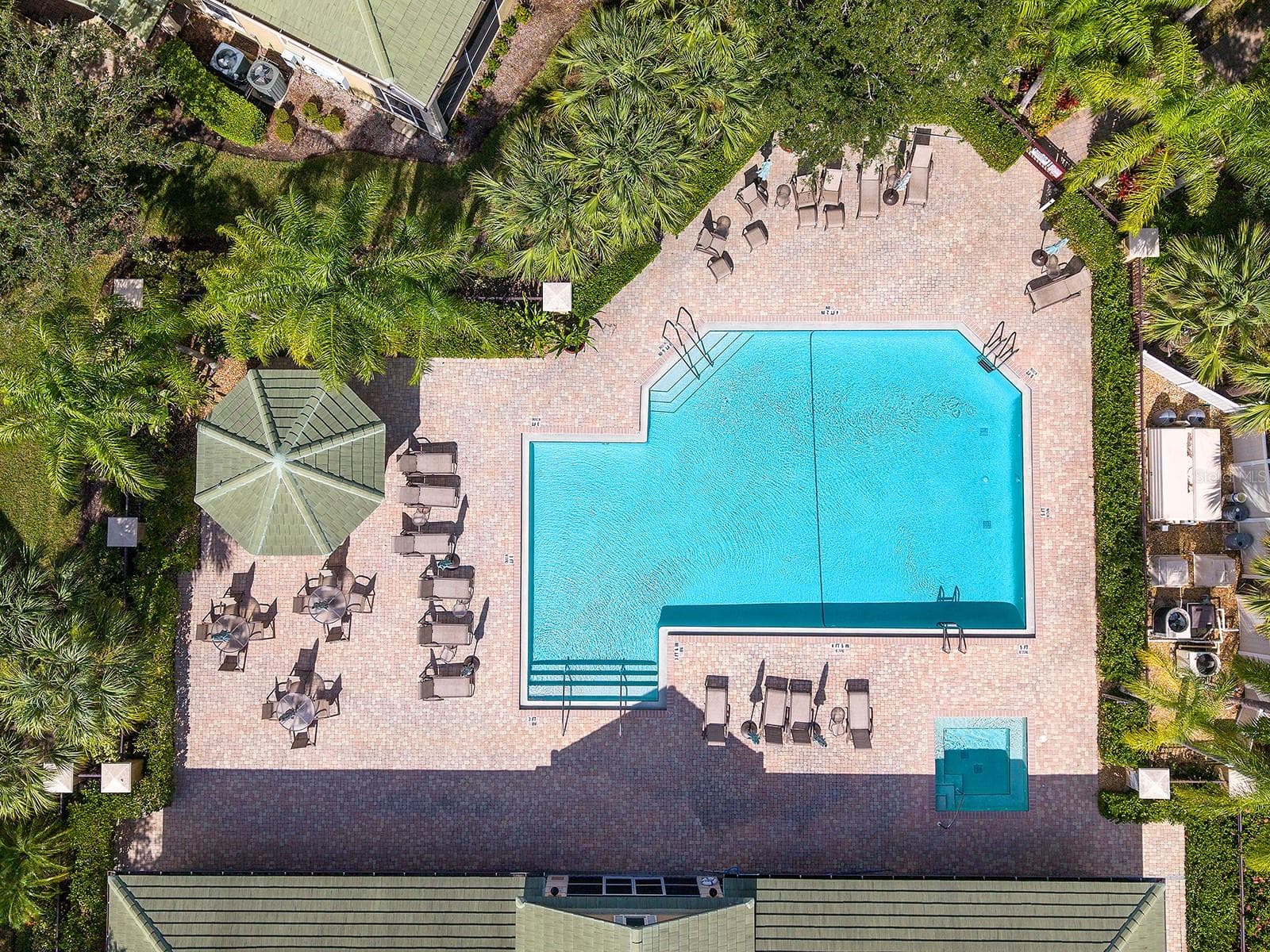 Expansive Community Heated Pool & Spa - 6527 MOORINGS POINT CIR #101, LAKEWOOD RANCH