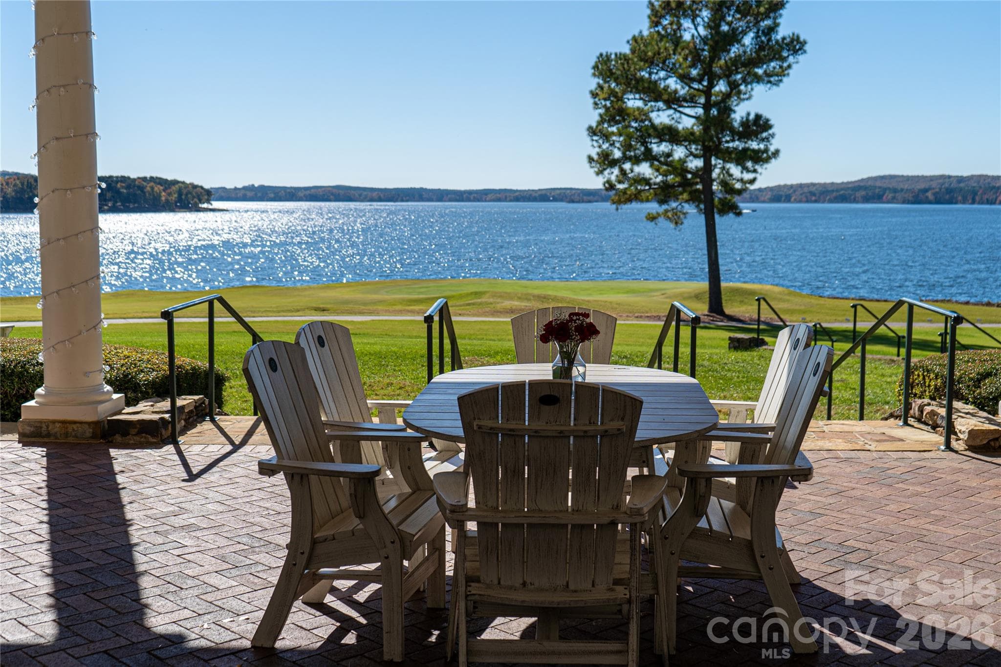 View of Lake from Old North State Club Terrace - 444 Millingport Lane, New London