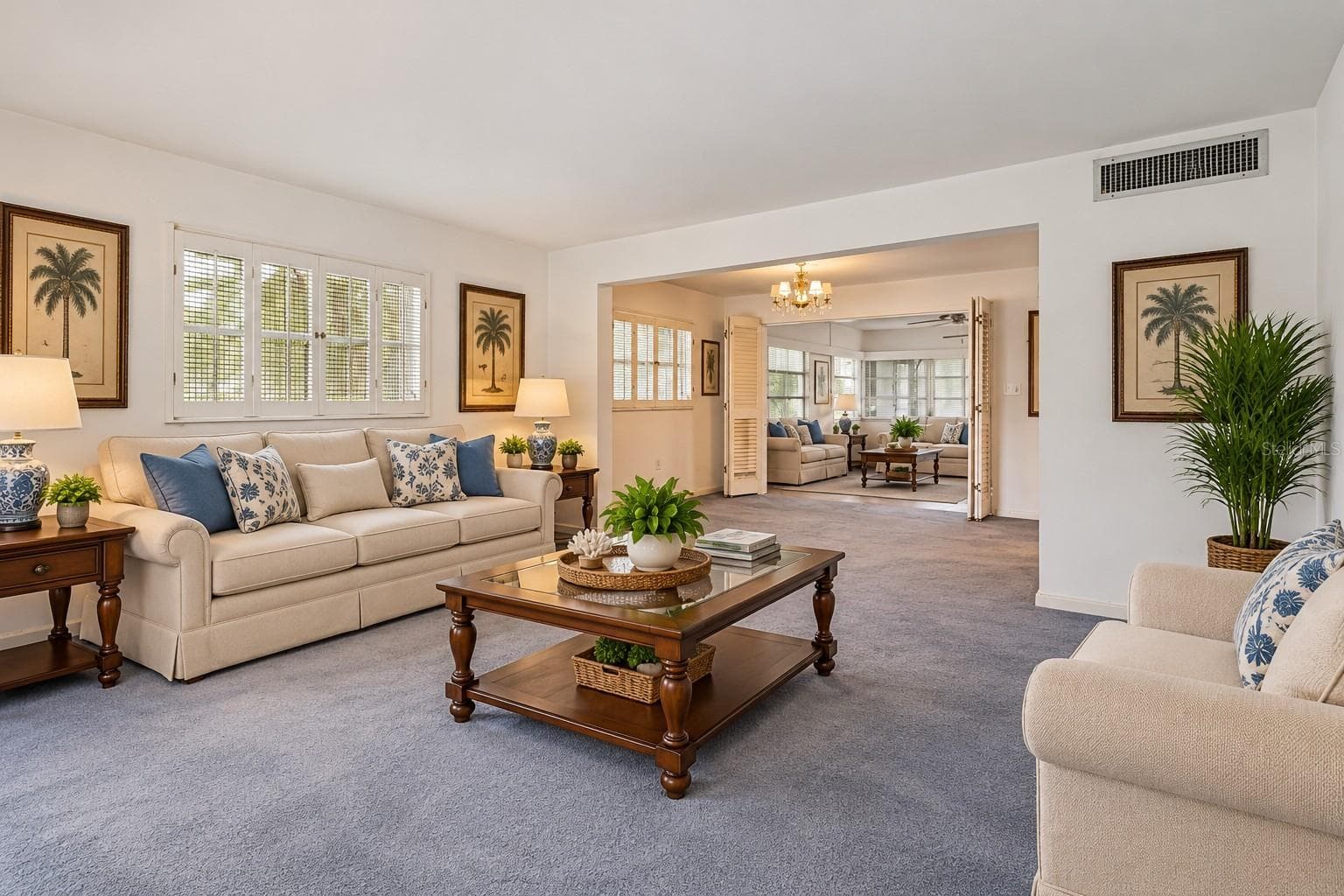 Virtual staged Living Room - 803 HILLSIDE AVE, LAKE WALES