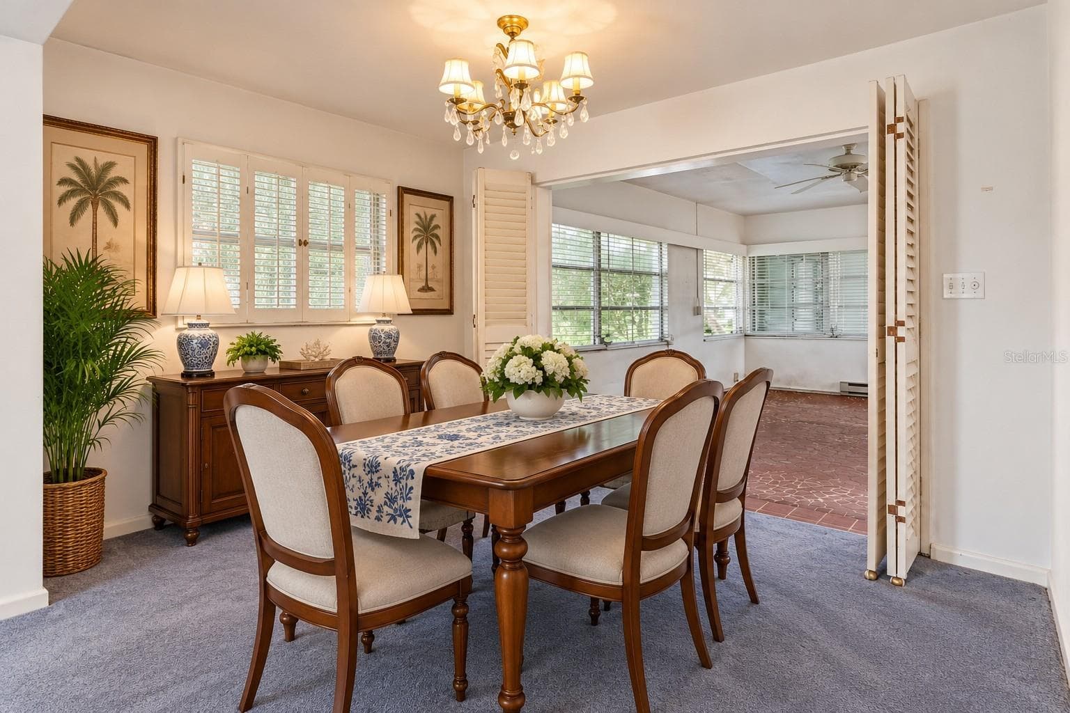 Virtual staged Formal Dining Room - 803 HILLSIDE AVE, LAKE WALES