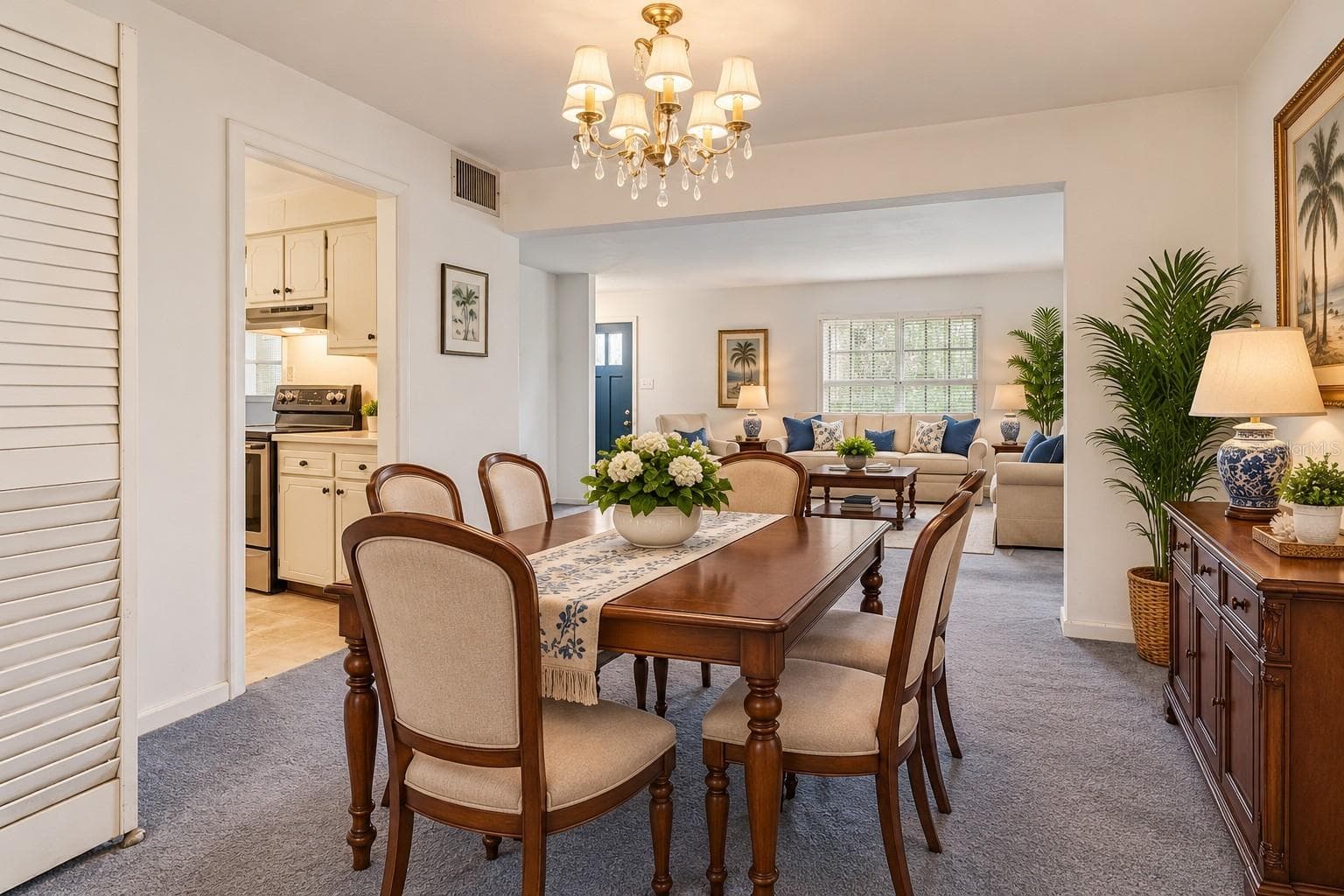 Virtual staged Formal Dining Room - 803 HILLSIDE AVE, LAKE WALES