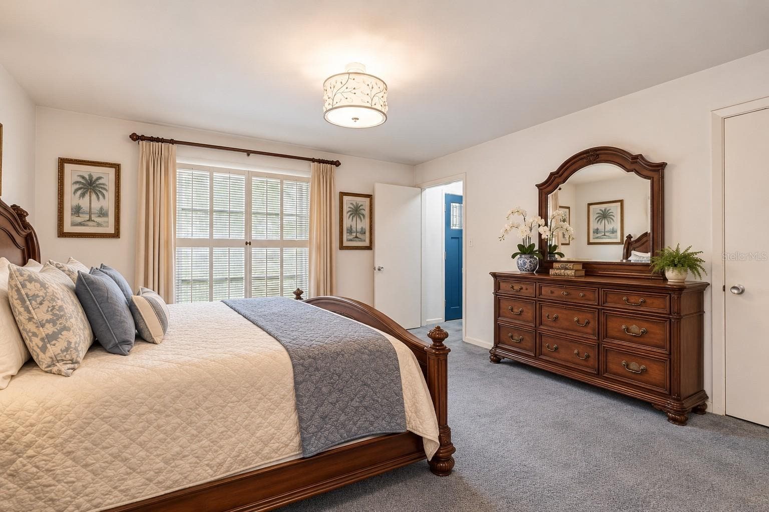 Virtual Staged, 1st Floor Primary Bedroom Suite - 803 HILLSIDE AVE, LAKE WALES