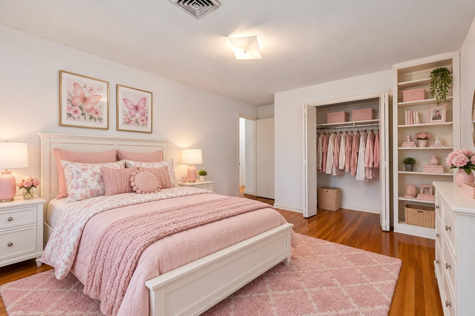 Virtual Staged bedroom #4 - 803 HILLSIDE AVE, LAKE WALES