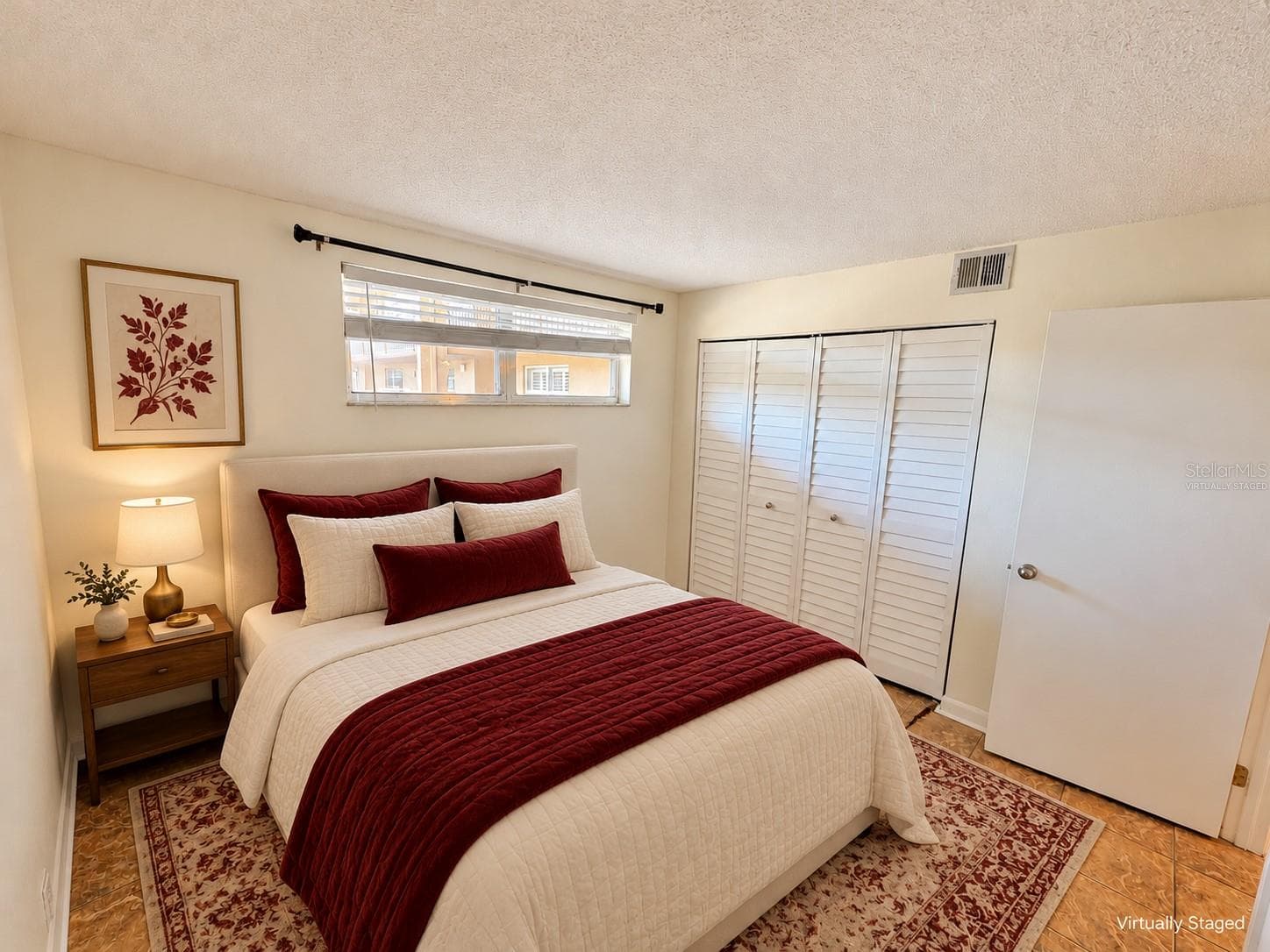 virtually staged bedroom 2 - 5820 N CHURCH AVE #251, TAMPA