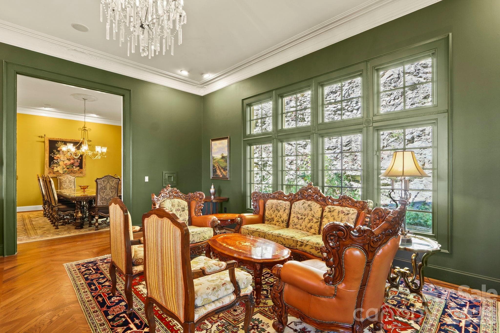 Spacious Great Room with antique stone fireplace - 5742 NC Highway 194 None S, Banner Elk