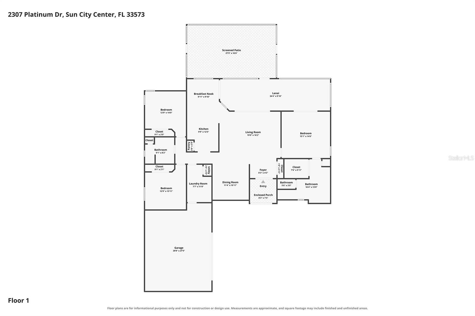 Single Family Residence at 2307 PLATINUM DR, SUN CITY CENTER, photo 35 of 47