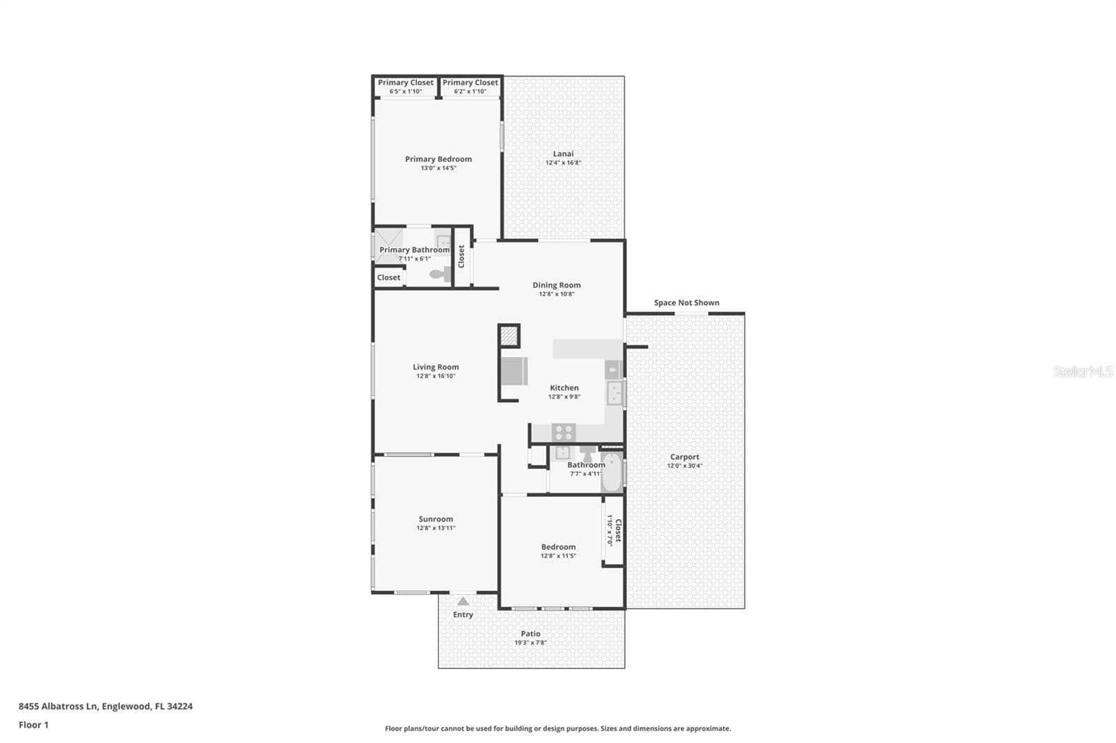 Floor Plan - 8455 ALBATROSS LN, ENGLEWOOD