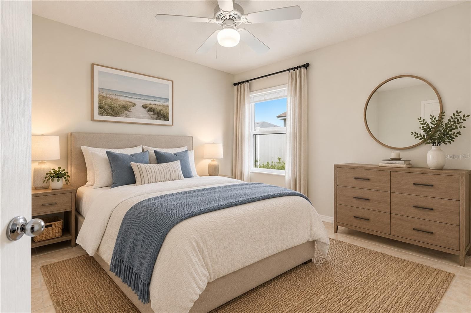 Virtual Staged Bedroom 2 - 1085 BRENTON MANOR DR, WINTER HAVEN