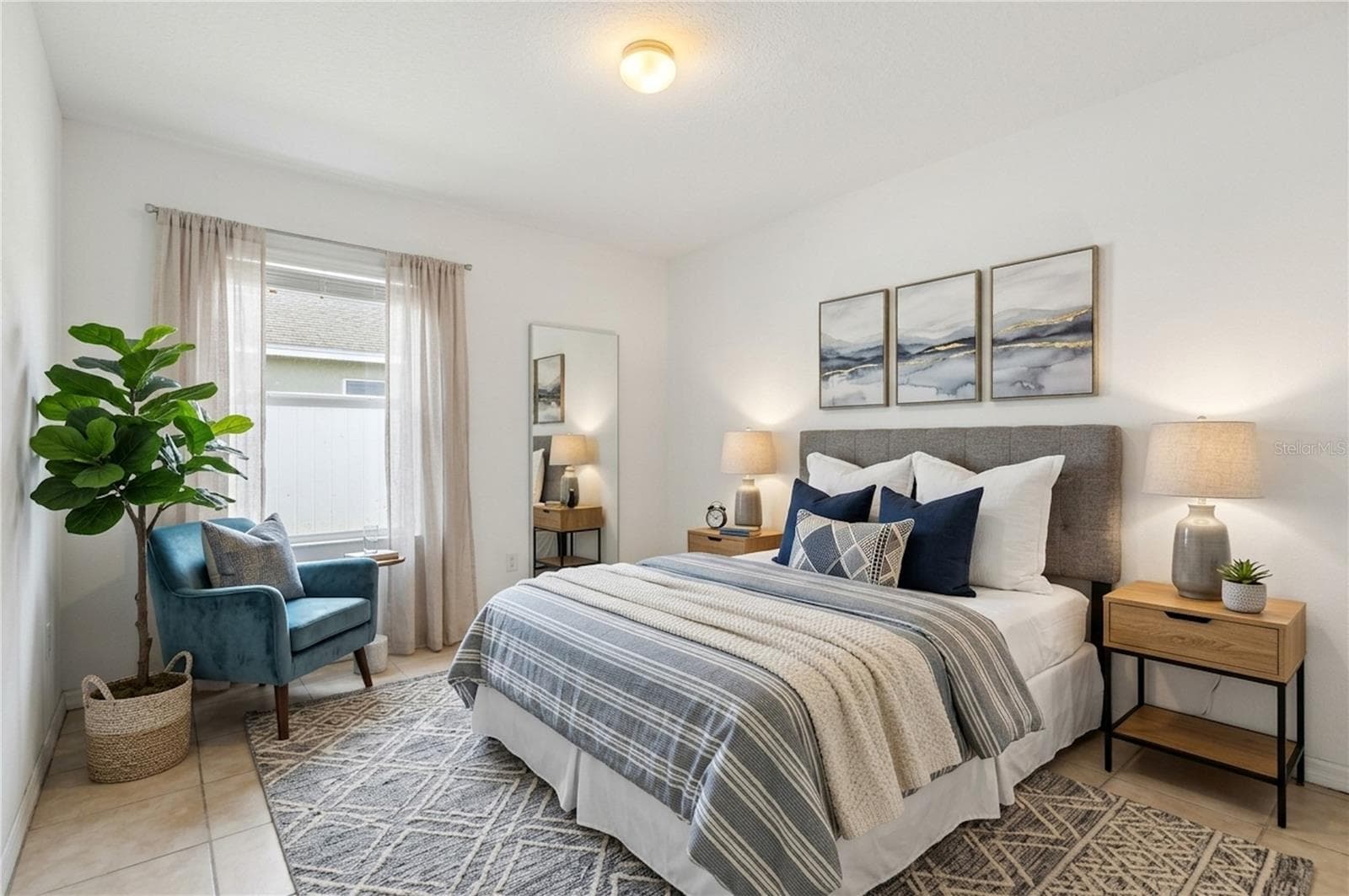Virtual Staged Bedroom 3 - 1085 BRENTON MANOR DR, WINTER HAVEN