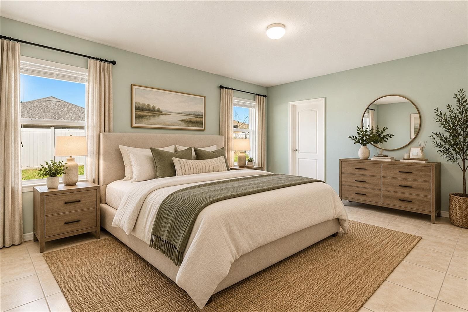 Virtual Staged Primary Bedroom - 1085 BRENTON MANOR DR, WINTER HAVEN