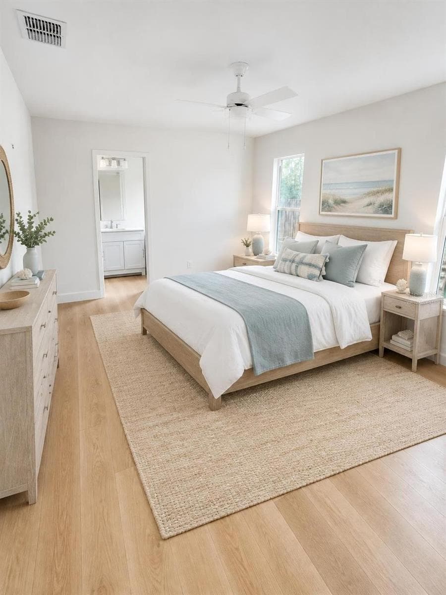 Virtually staged Primary Suite - 1901 KNOLTON AVE, ORANGE CITY