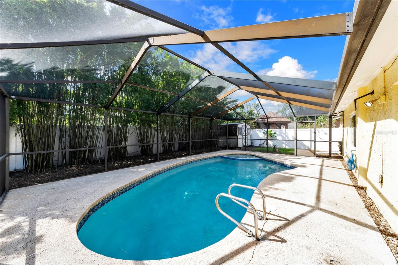In ground pool and lanai - 9602 HIDDEN OAKS CIR, TAMPA