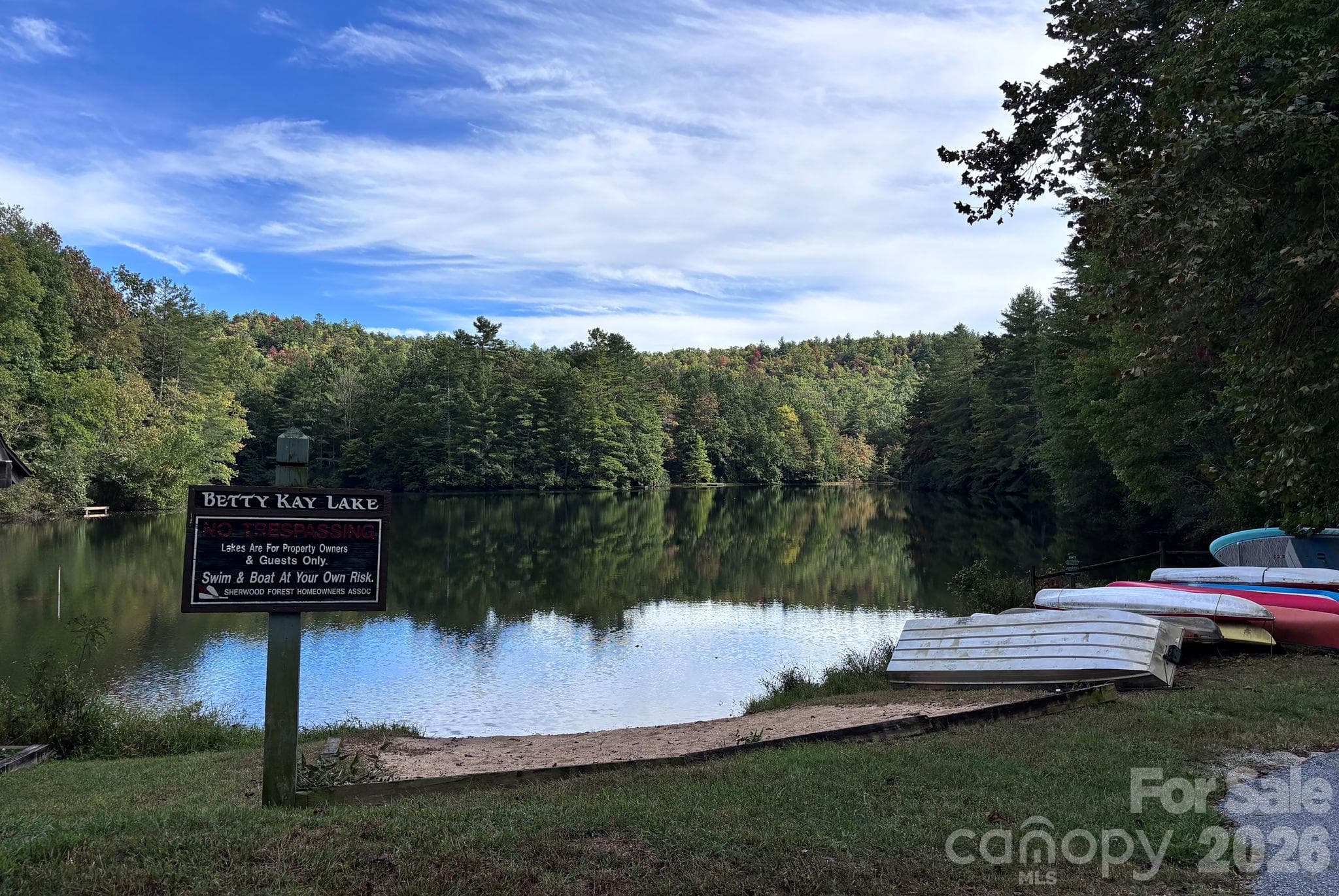 Enjoy the beauty and solace of the lakes here. - 191 Friar Tuck Lane, Brevard