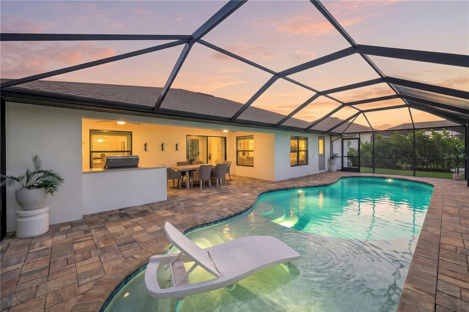 Heated Pool - 4934 AGUALINDA BLVD, CAPE CORAL