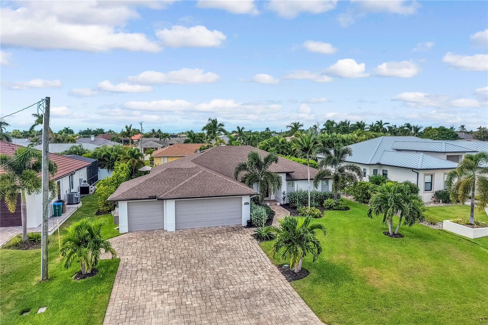 Front of Home - 4934 AGUALINDA BLVD, CAPE CORAL
