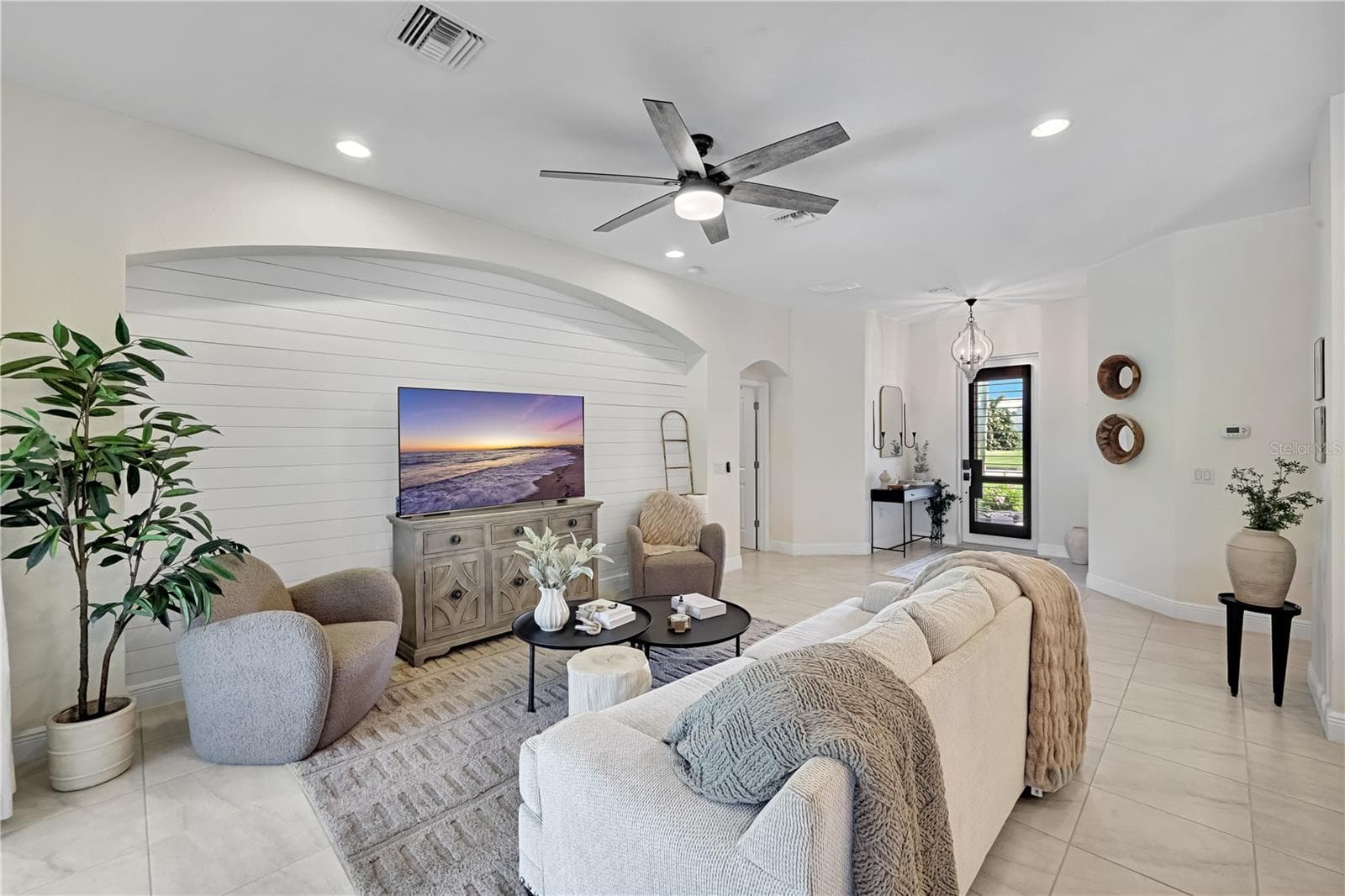 Living Room - 4934 AGUALINDA BLVD, CAPE CORAL