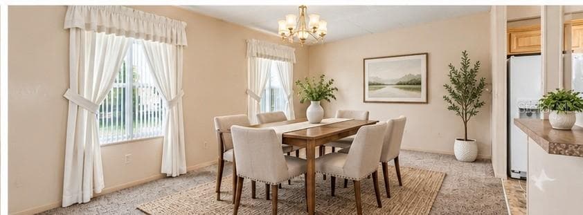 Staged Dining Area - 5013 FOXWOOD BLVD, LAKELAND