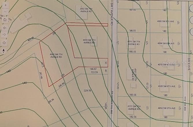measurements of 4040 SW 7th Ave. Road - 4040 SW 7TH AVENUE RD, OCALA
