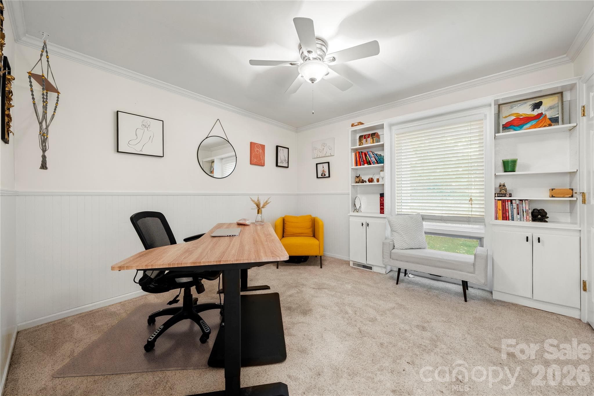 Bedroom with builtins and 2 closets! - 6 Oakwood Court, Clover
