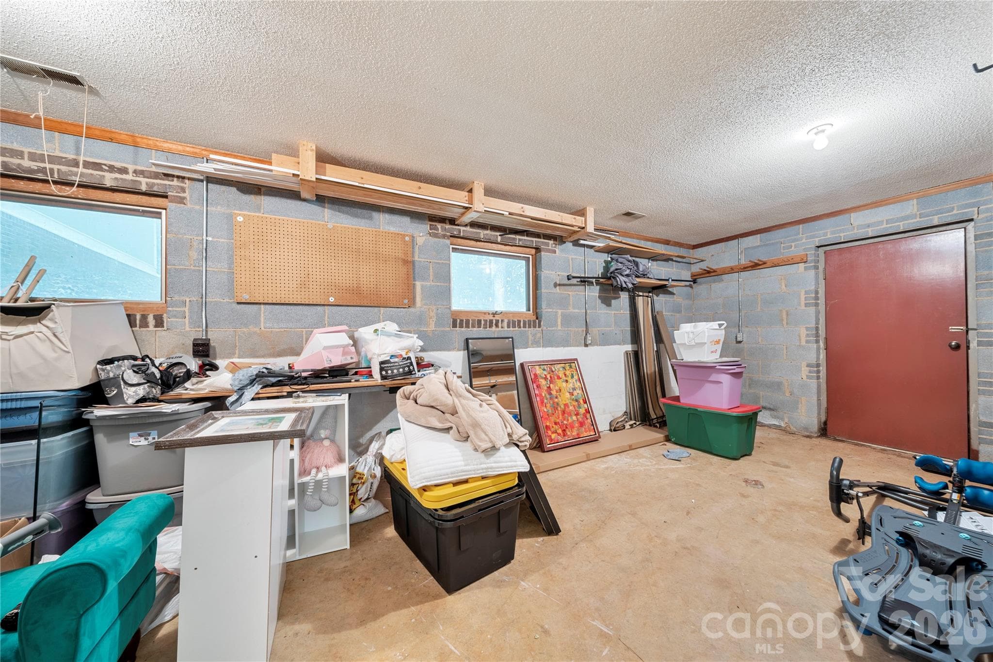 Lower level workshop with heating & cooling & direct walkout exterior access! - 6 Oakwood Court, Clover