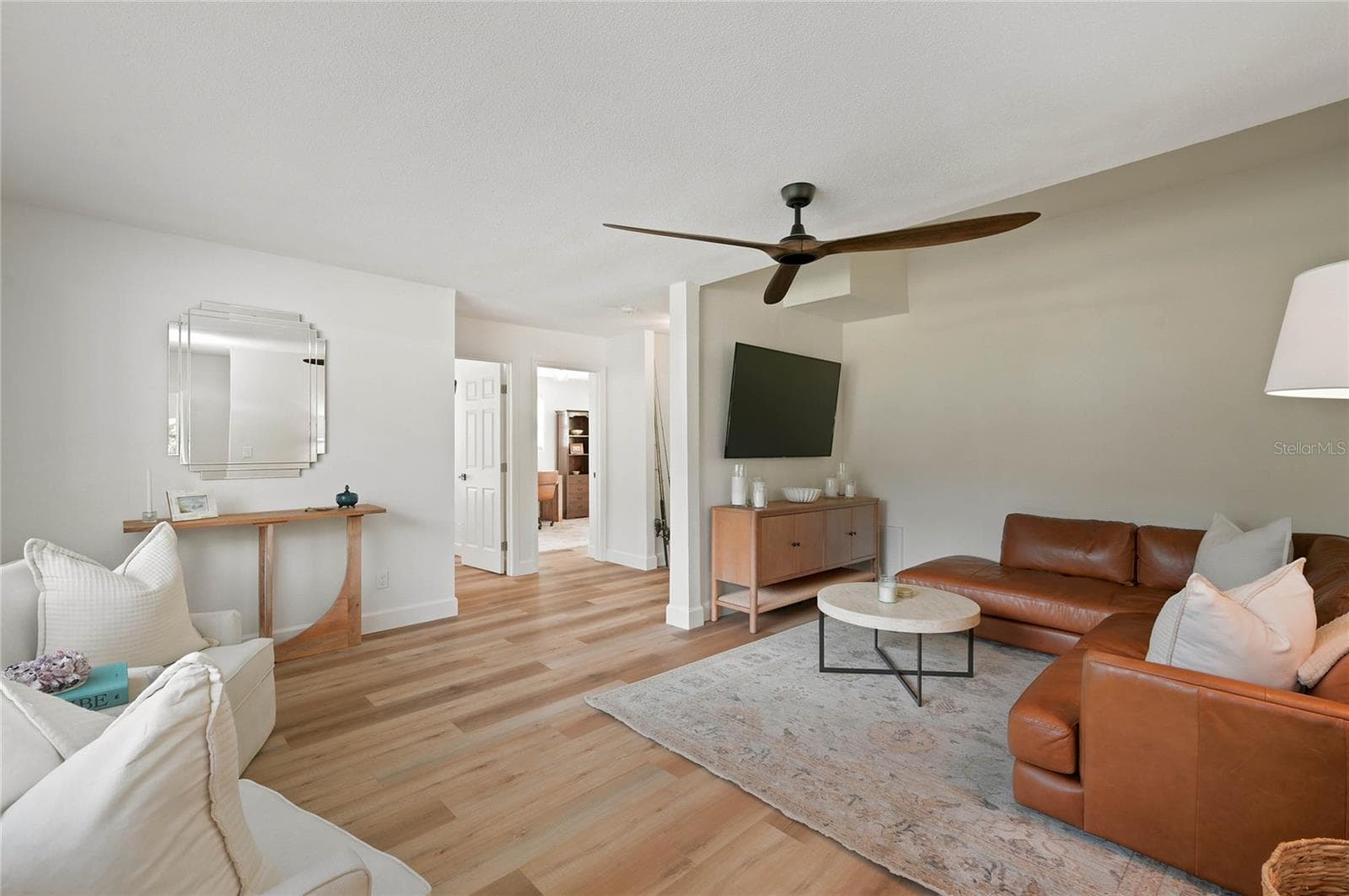 living room-lots of space but cosy - 556 OLIVER DR, NEW SMYRNA BEACH