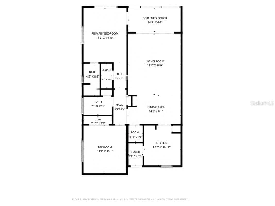 Floor Plan - - 4300 37TH ST S #2, ST PETERSBURG