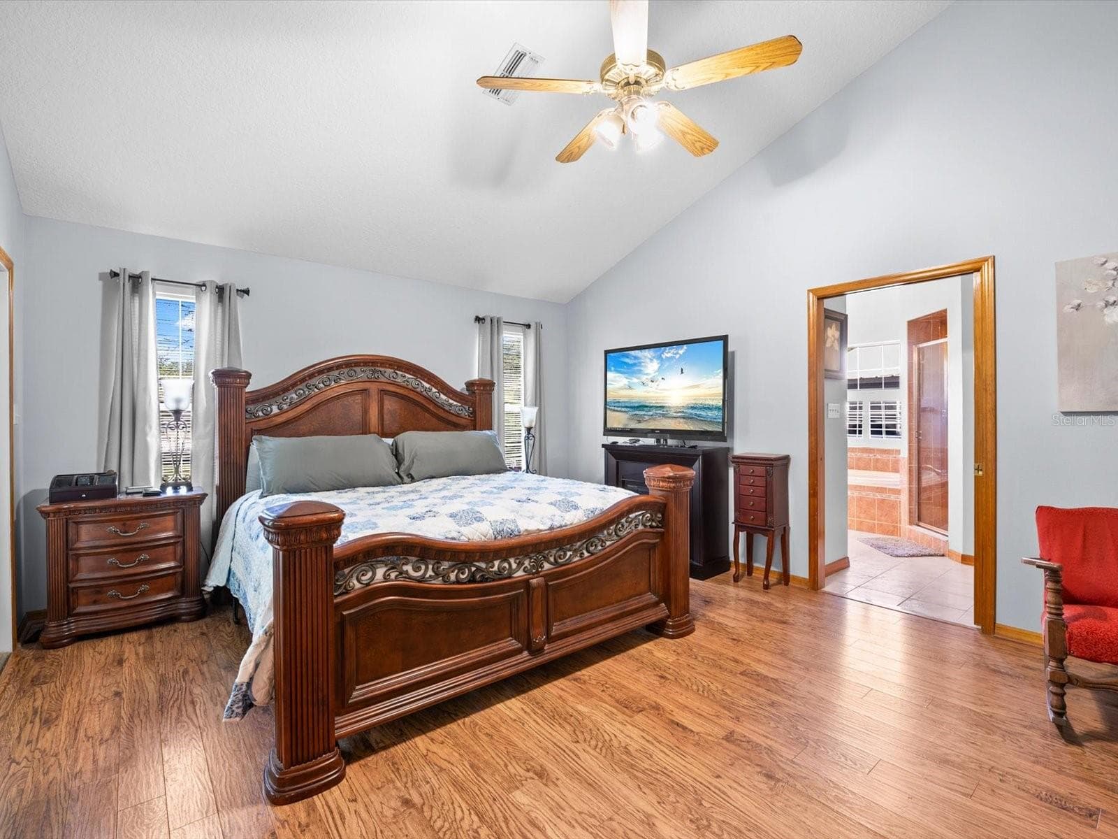 primary bedroom - 9073 MADRID RD, WEEKI WACHEE