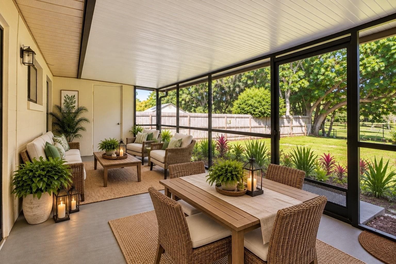 Virtually Staged - Back Porch - 9911 LANCEWOOD ST, ORLANDO