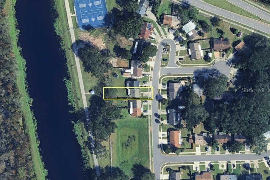 Aerial View - 9911 LANCEWOOD ST, ORLANDO