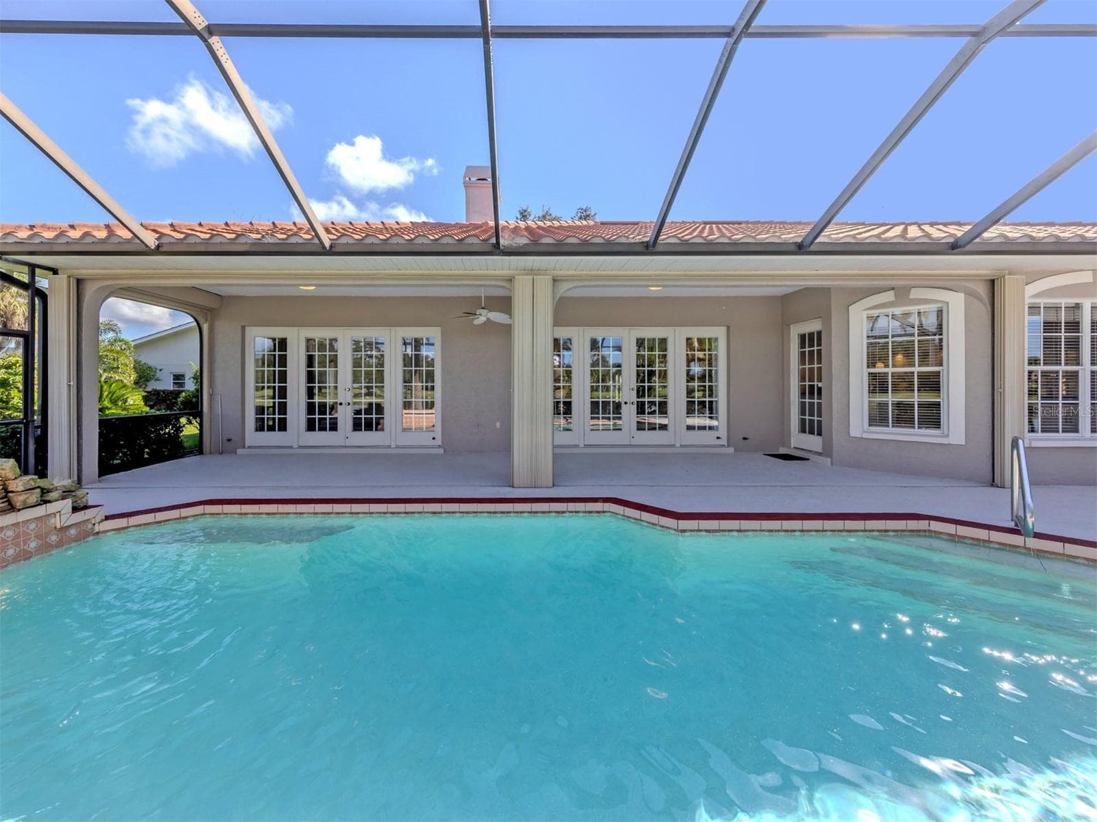 The lanai is oversized with 38x8 undercover space perfect for dining and relaxing - 1725 ARDRY WAY, VENICE