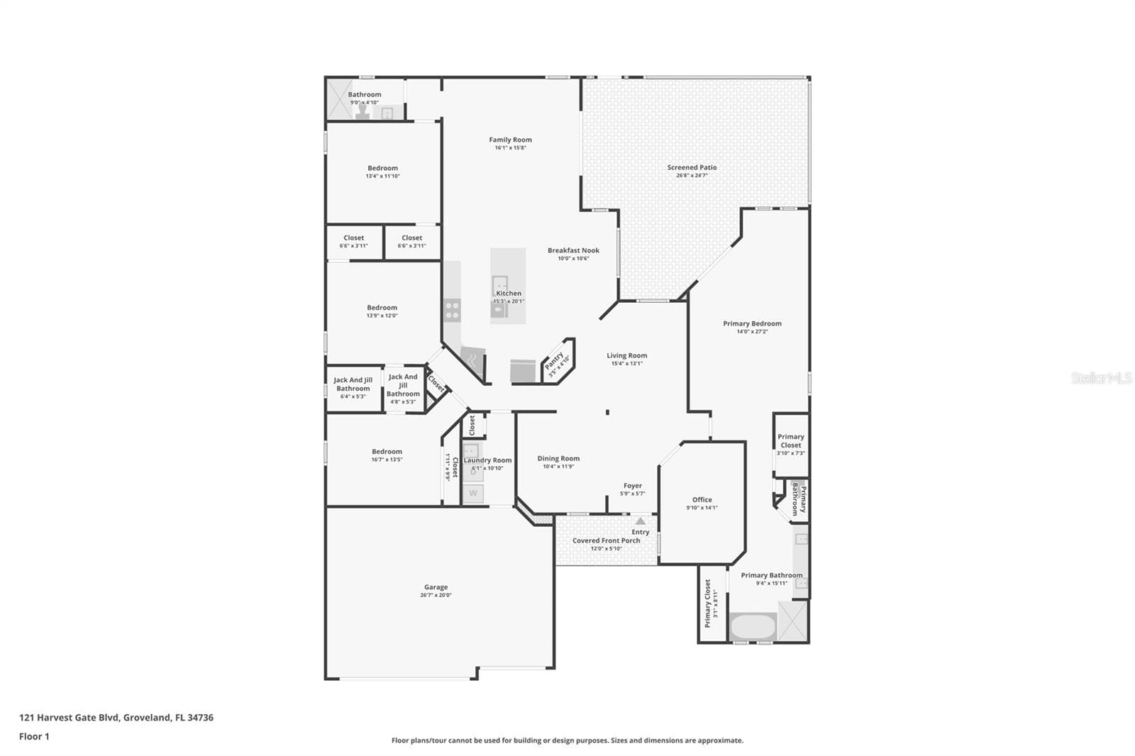 Single Family Residence at 121 HARVEST GATE BLVD, GROVELAND, photo 29 of 29