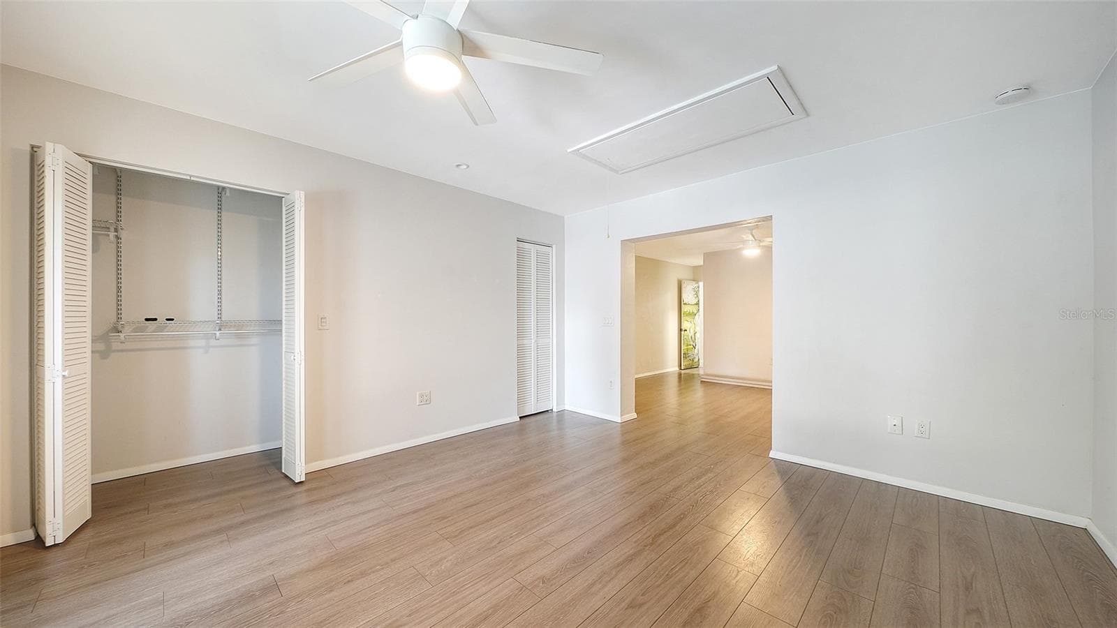 A peaceful bedroom with room for your personal style. - 4907 CORAL BLVD, BRADENTON