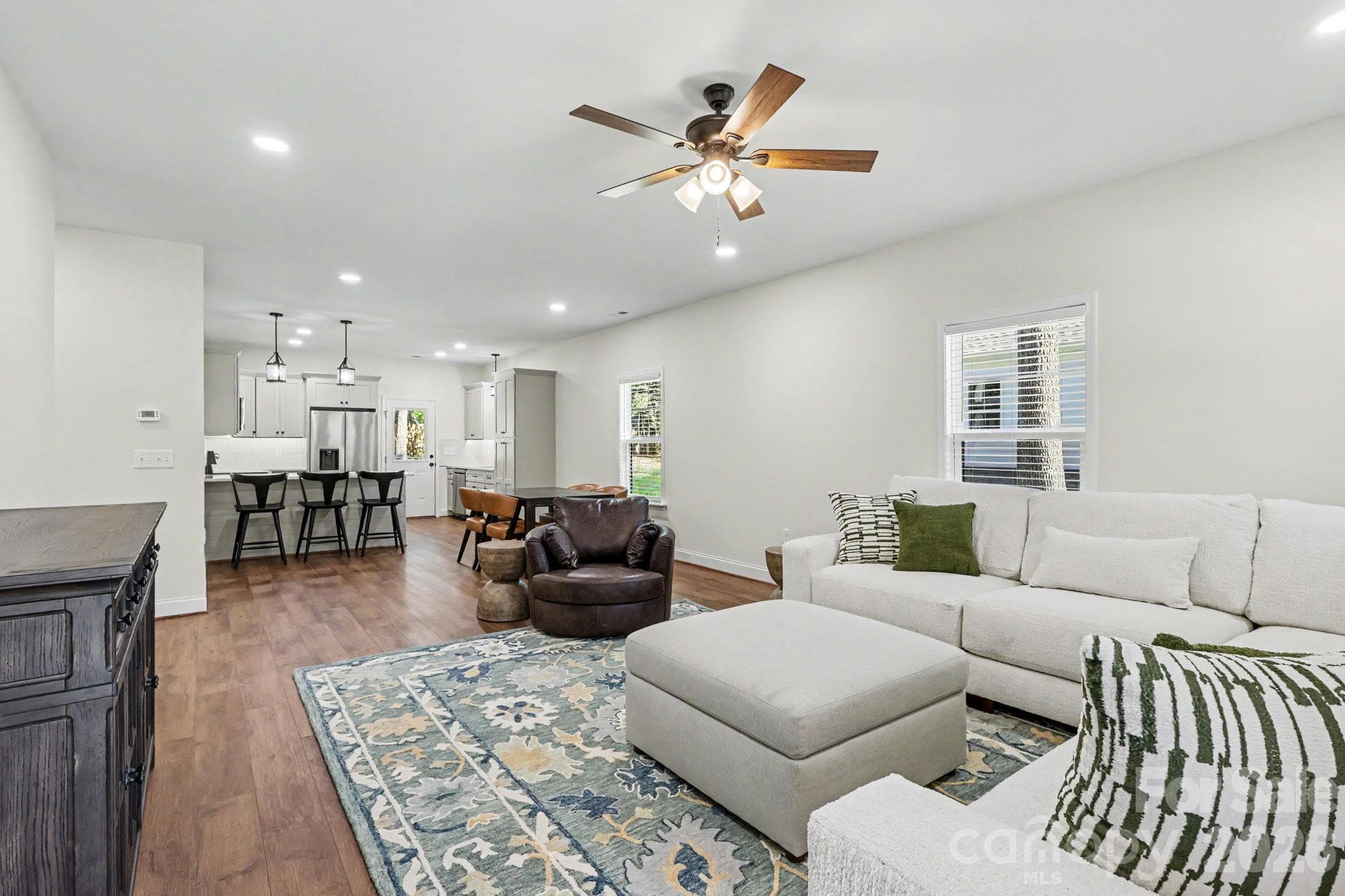 Open concept living room - 2121 Woodhurst Lane, Albemarle