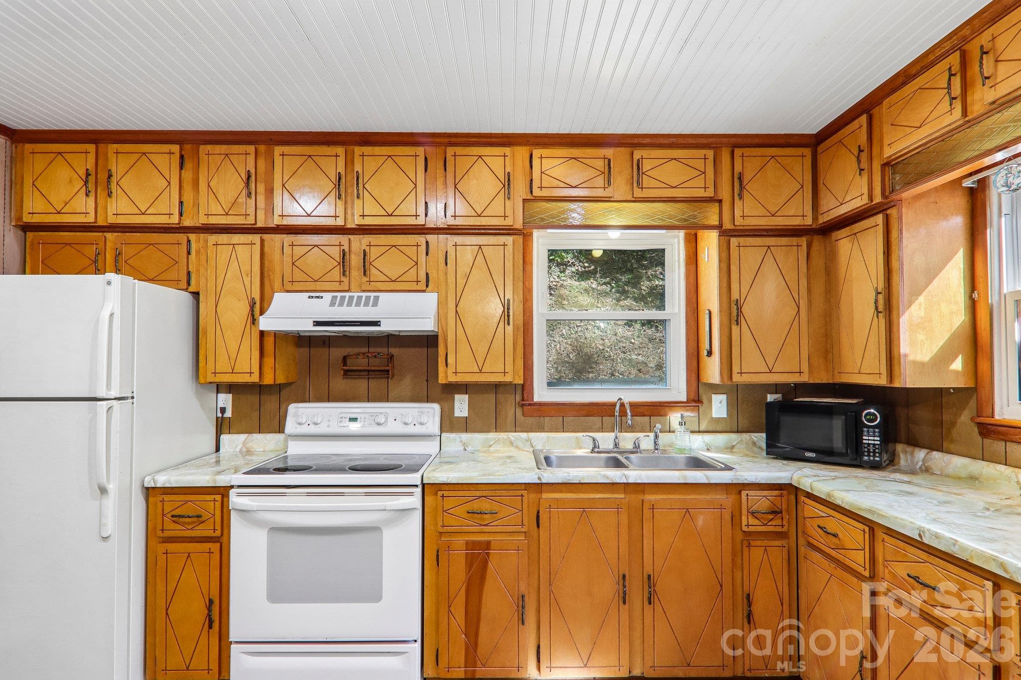 Vintage cabinets made by owner's grandfather - 32 Viola Lane, Swannanoa