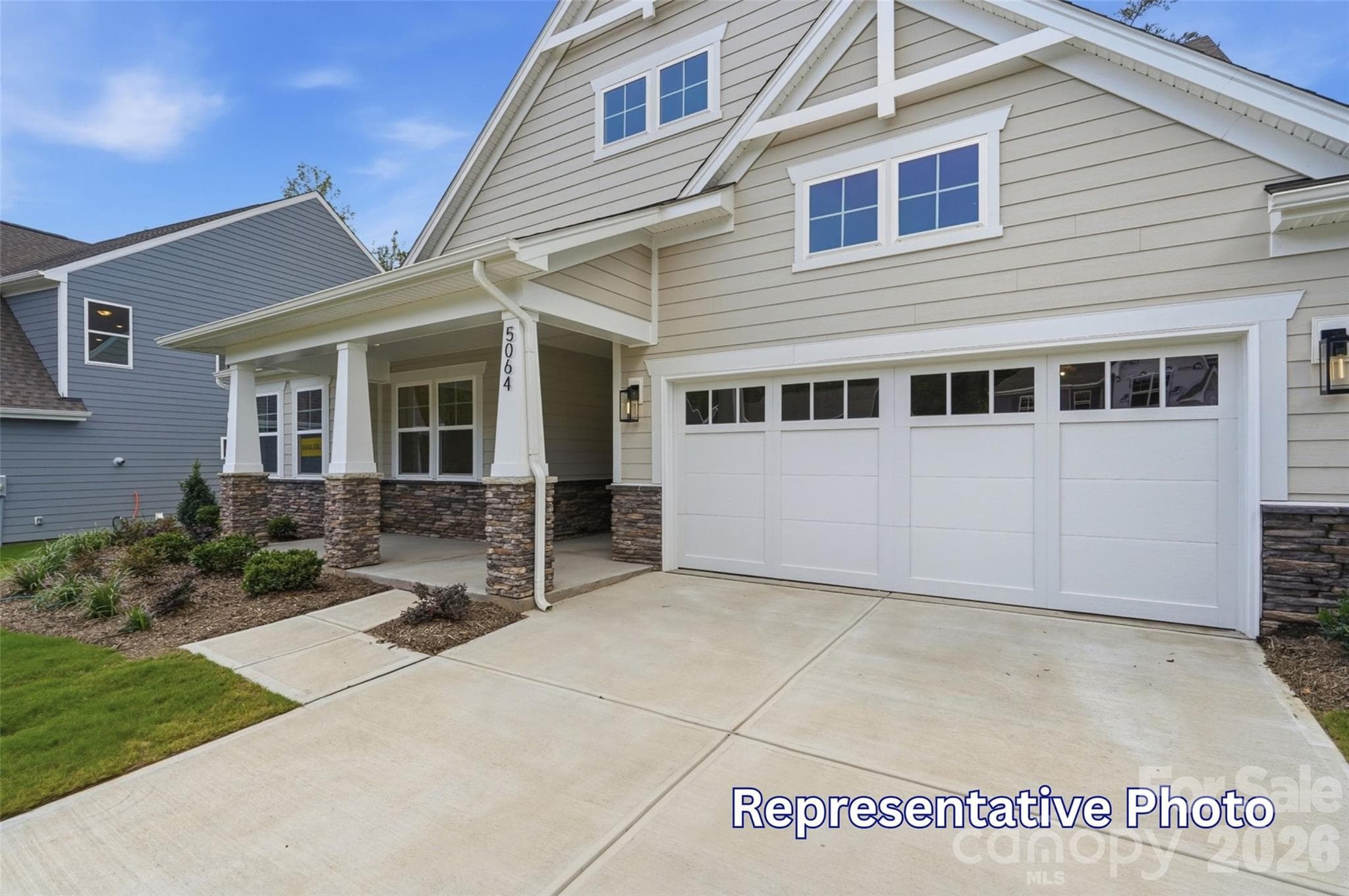 Homesite 103 features a Sullivan B floorplan - 4500 Blue Mound Court, Stanley