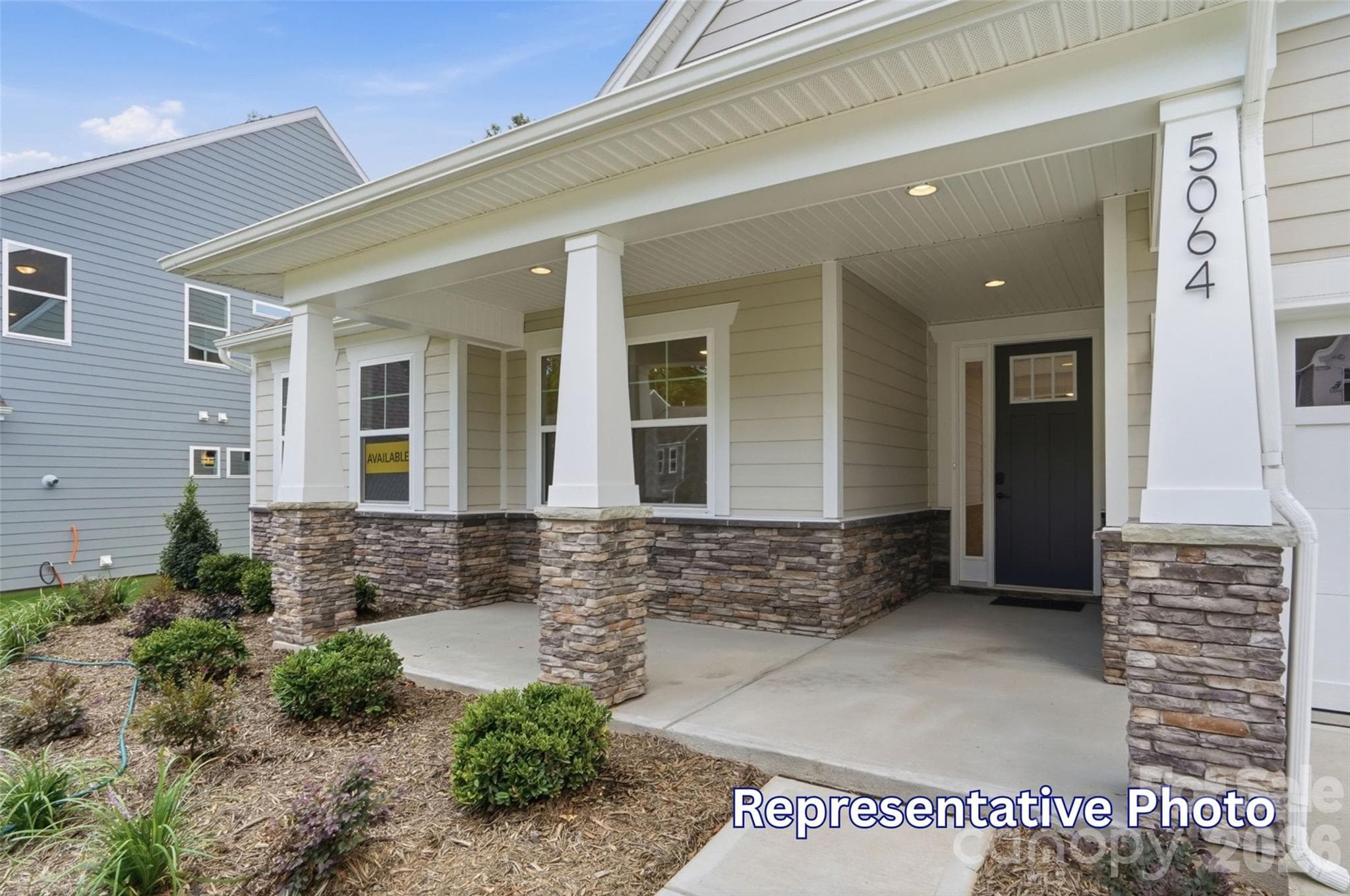 Homesite 103 features a Sullivan B floorplan - 4500 Blue Mound Court, Stanley