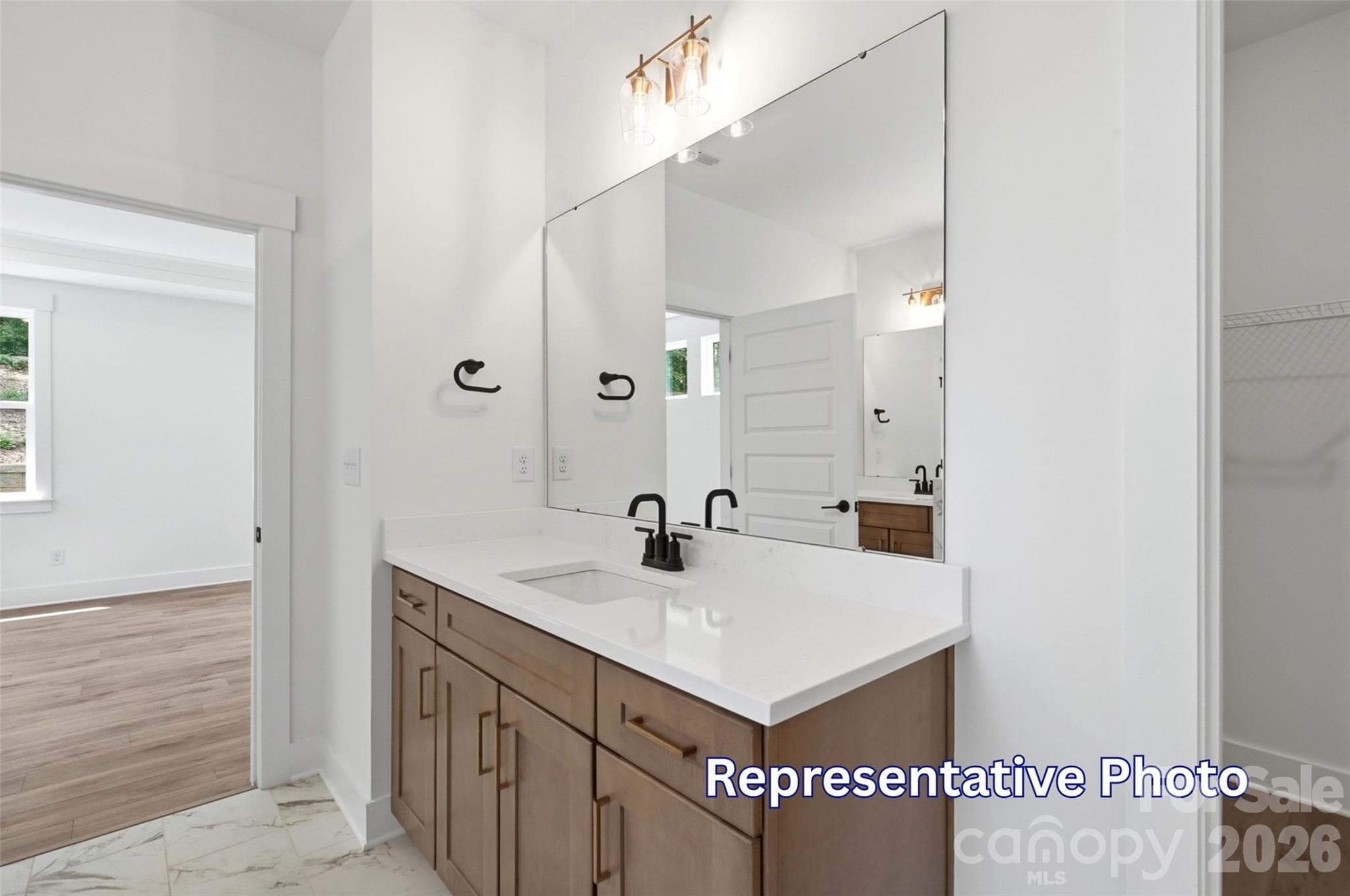 Primary Bathroom - 4500 Blue Mound Court, Stanley