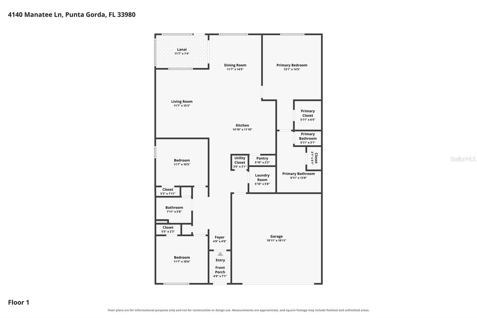 Single Family Residence at 4140 MANATEE LN, PORT CHARLOTTE, photo 37 of 37