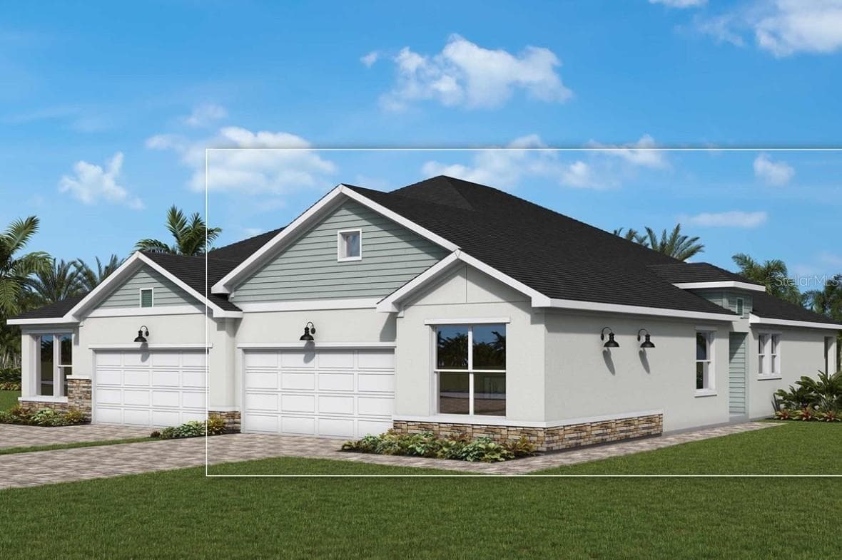 Front Exterior Rendering **Paint Colors May Vary - 2833 MARRAKESH LN, SARASOTA