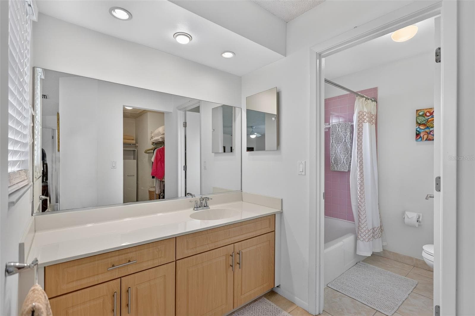 Master Bathroom with separate Shower/Tub and Toilet - 3728 PINECONE CT #164, SARASOTA