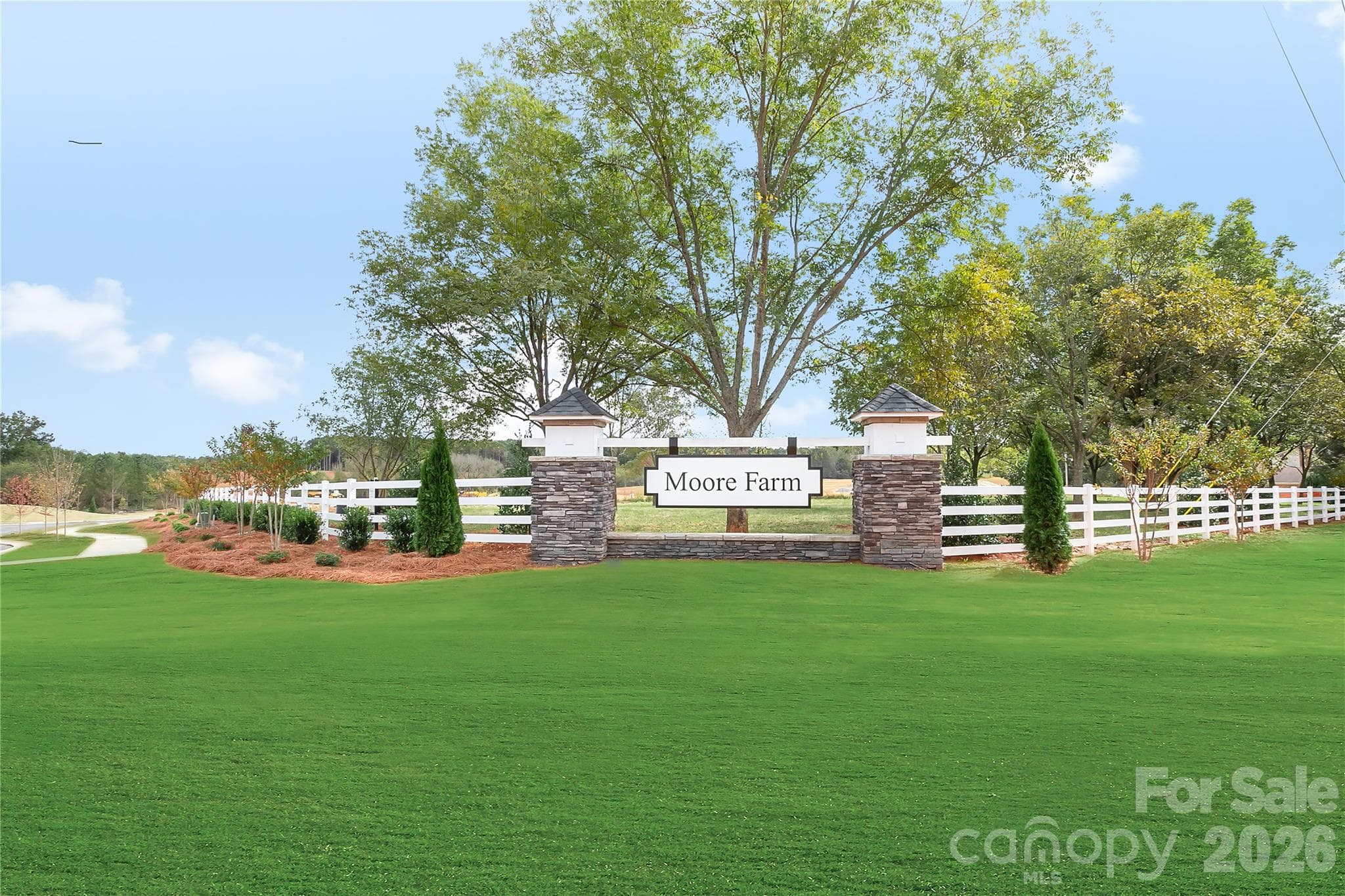 Neighborhood Entrance - 4044 Grain Orchard Road, Indian Trail