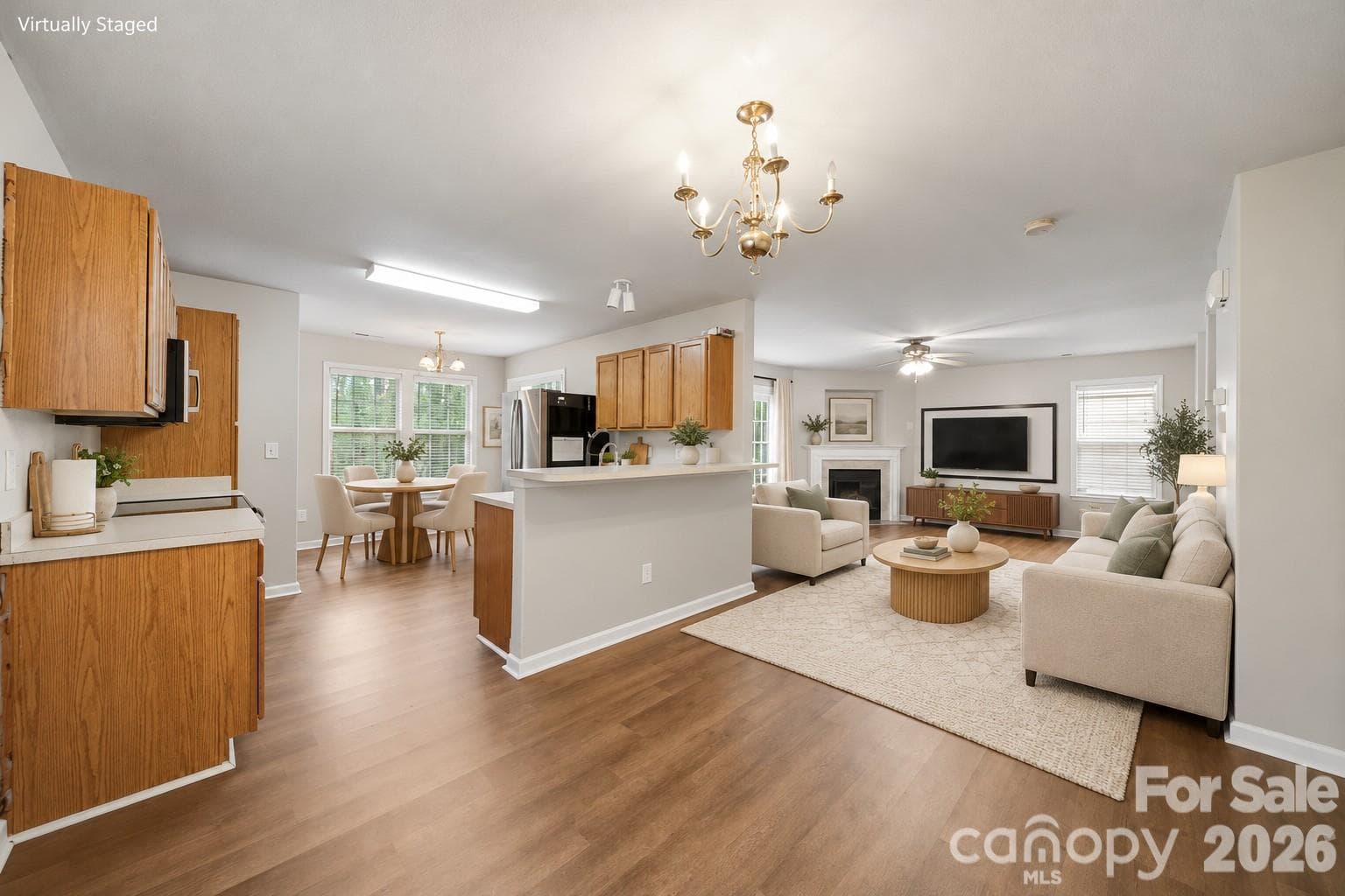 Virtually Staged - 2604 Cochrane Drive, Charlotte