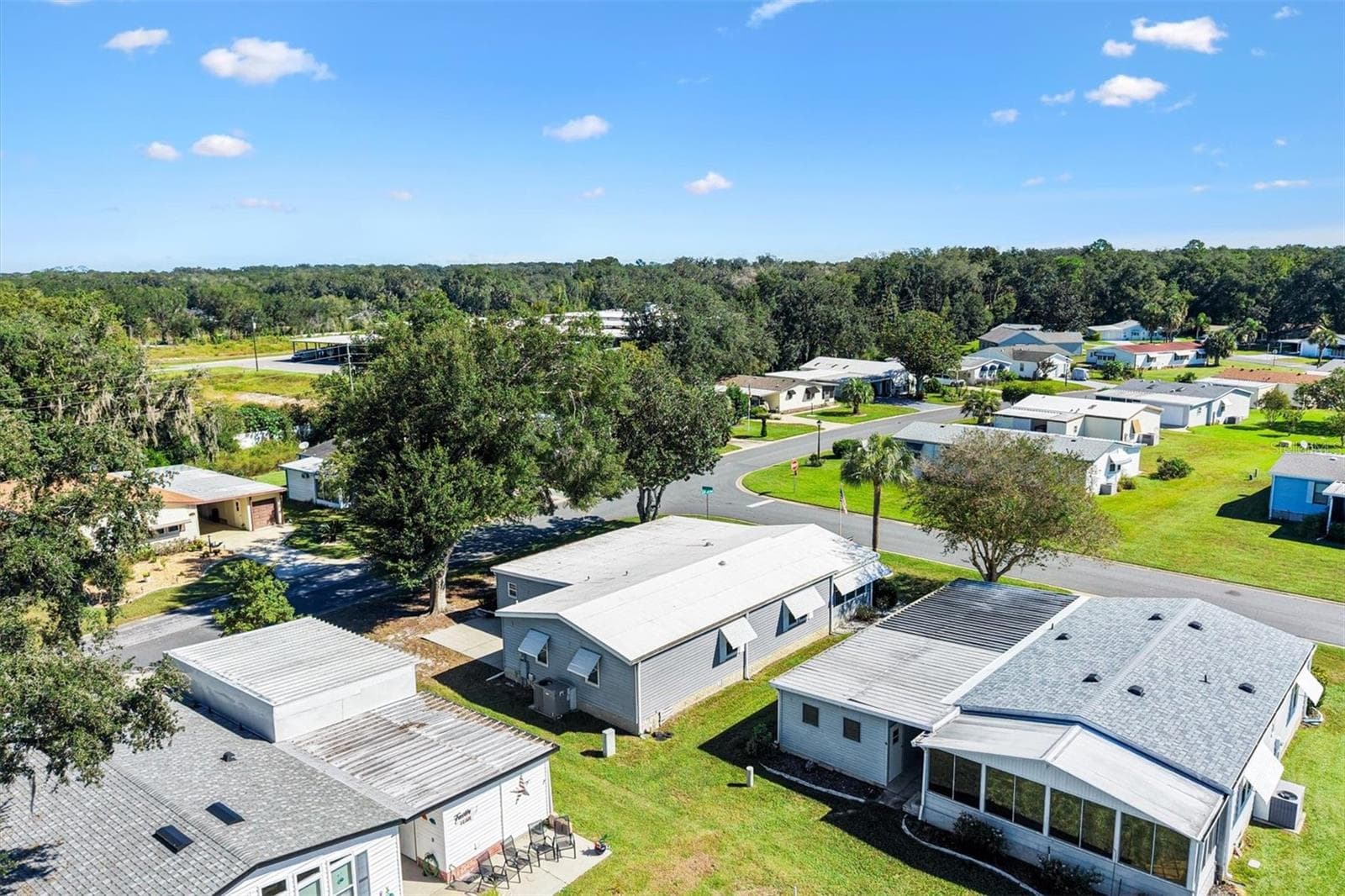 Aerial from Back of Home - 1228 PALMETTO DR, LADY LAKE